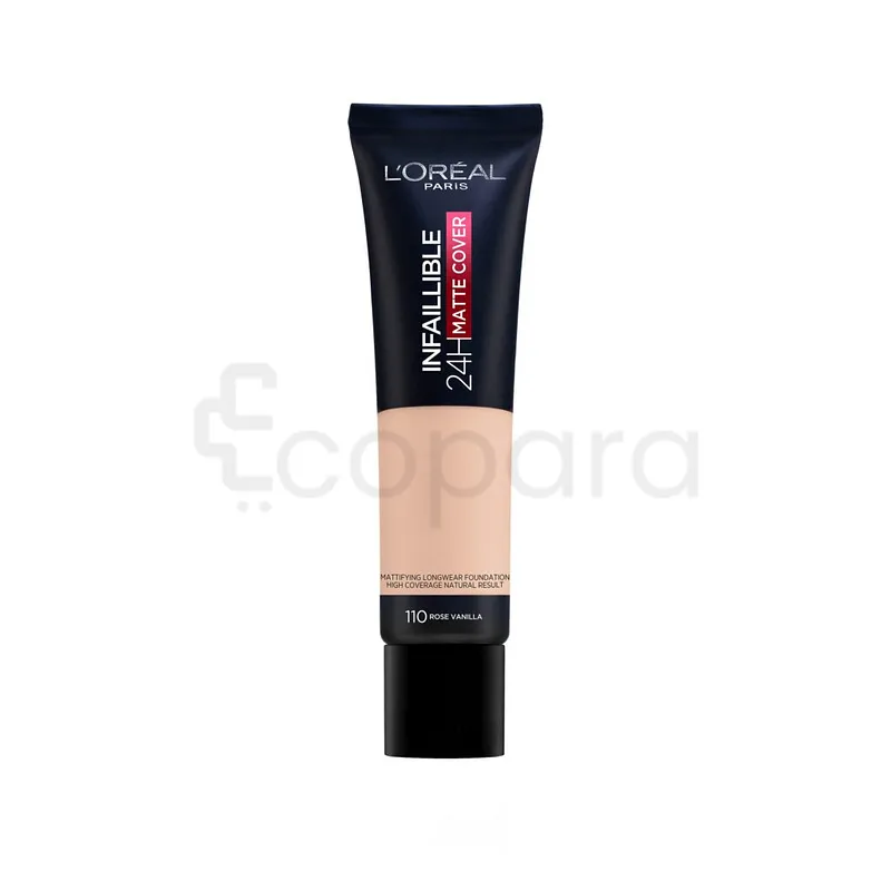 L'ORÉAL PARIS FOND DE TEINT HAUTE COUVRANCE MATIFIANT INFAILLIBLE 24H MATTE COVER 330 NOISETTE 35ML