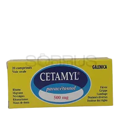 CETAMYL CO 500MG B20 COMP